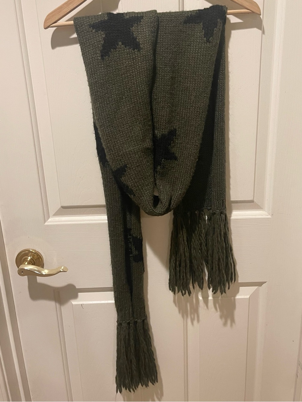 Coach Star Intarsia Scarf